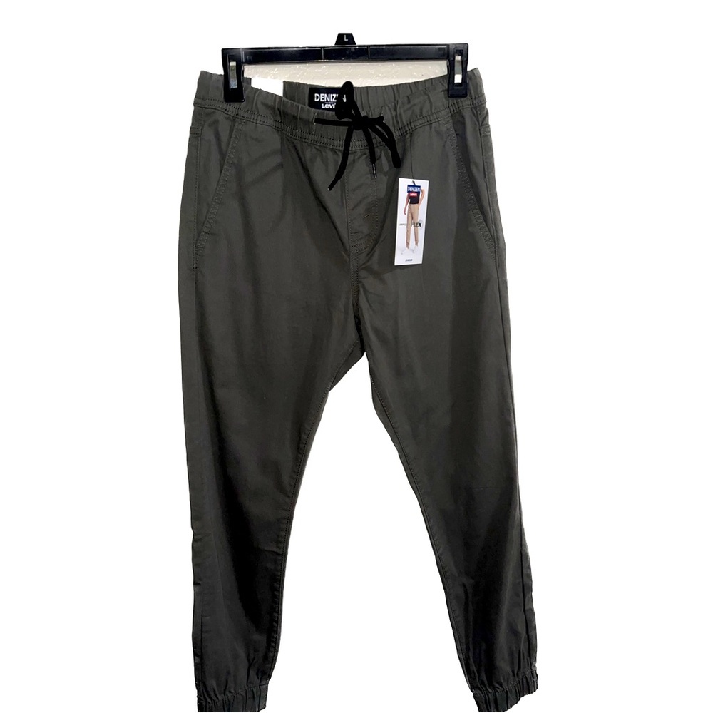 DENIZEN from Levi’s Men’s Slim Fit Twill Jogger Pants (Green/Gray - XS)